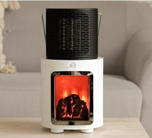 新品！人感センサー付き 暖炉調セラミックファンヒーター www