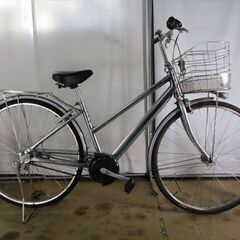 C445　限定特価　整備済み★ブリヂストン　アルベルト★ 中古自転車 【27インチ　シルバー 】 