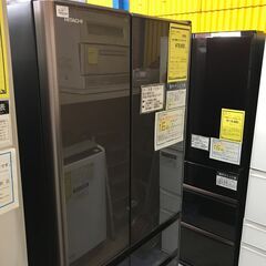 西岡店 冷蔵庫 315L 3ドア 2016年製 日立 R-K320FV シルバー色 真空 
