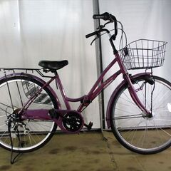 C452☆￥12000☆整備済み 中古折りたたみ自転車 【26インチ ママチャリ