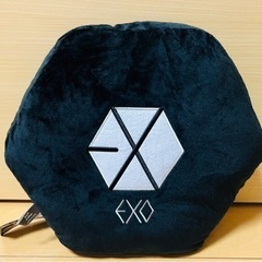 EXO ロゴ入り ふわふわ クッション