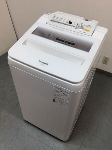 （9/3受渡済）YJT6048【Panasonic/パナソニック 7.0㎏洗濯機】美品 2018年製 NA-FA70H6 家電 洗濯 簡易乾燥付