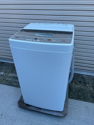 アクア　洗濯機　AQW-S45G　2019年製　中古品
