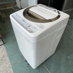 【リサイクルサービス八光　田上店　安心の1か月保証　配達・設置OK】東芝  [簡易乾燥機能付き洗濯機（6.0kg） ピュアホワイト] AW-60DM-W