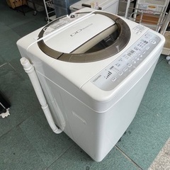 【リサイクルサービス八光　田上店　安心の1か月保証　配達・設置OK】東芝  [簡易乾燥機能付き洗濯機（6.0kg） ピュアホワイト] AW-60DM-W