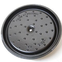 展示品 STAUB ココット 22cm ブラック 鋳物ホーロー鍋 両手鍋 IH対応 フランス製 ストウブ 札幌市 清田区 平岡