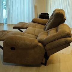 ※取引中※Ashley【リクライニング式★アメリカンソファ】品質良好・破損なし、値下げしました!!早いもの勝ち!!