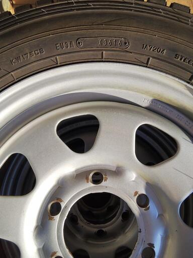 日産 キャラバン 205/65R16 純正おしゃれ鉄チン&スタットレスタイヤ4本セット