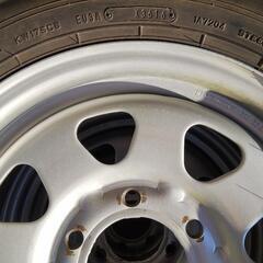 日産 キャラバン 205/65R16 純正おしゃれ鉄チン&スタットレスタイヤ4本セット