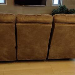 ※取引中※Ashley【リクライニング式★アメリカンソファ】品質良好・破損なし、値下げしました!!早いもの勝ち!!