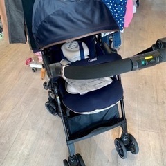 ■店頭引取限定■美品☆コンビ　ベビーカー　スゴカル４キャス♫定価60500円