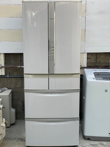 送料・設置込み　冷蔵庫　520L HITACHI 2010年