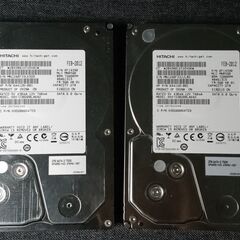 3.5HDD 2TB x2 ジャンク