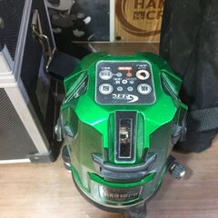 テクノ LTC-GX910PD 墨出し器 受光器/三脚/ケース付き 右ガラス部分 