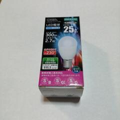 LED電球 E17口型 昼白色 未使用品