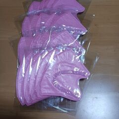 立体型スパンレース不織布マスク×20枚【ピンク】｛決まりました｝