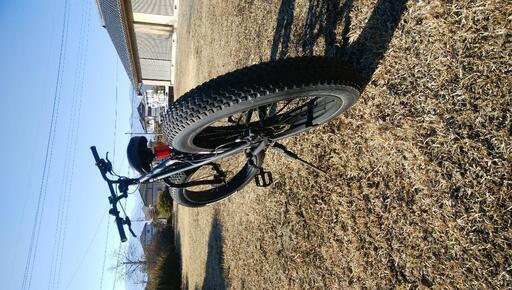かなりデカいファットバイクです！