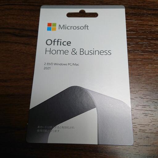 パソコンソフト Microsoft office Home \u0026 Business 2021