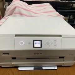 値下げしました。EPSONインクジェットプリンター　複合機　カラ...