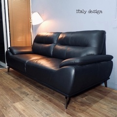 ☑️メル売約済　極上現行ニトリフリオKD15万3人掛け本革ソファー高級1枚革使用