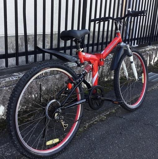 消費税・防犯登録込み＞EXTREAM・◉ MTB・26インチ 折りたたみ