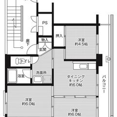 ◆敷金・礼金が無料！◆ビレッジハウス甘木一木1号棟 (206号室)