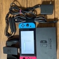 Nintendo Switch本体とProコントローラー2個