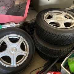 195/65R15 スタッドレス　PCD114.3 100 5穴...