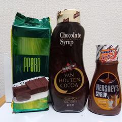 【条件付き0円⑳】ポロショコラとチョコシロップ2点 ※特大バンホーテン