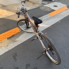 とても丈夫にできている自転車、