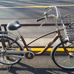 ◆24サイズ・リユース・リサイクル自転車・ホームサイクル・茶色