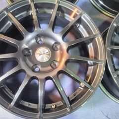 欧州車16インチ【富山】ミニ MINI ベンツ Bクラス BMW １/2シリーズ 人気【ガンメタ色】7J 16インチ PCD112 +48 IS48 ウェッズ アーヴィン F01 中古 4本