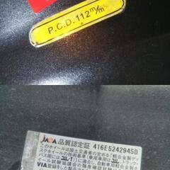 欧州車16インチ【富山】ミニ MINI ベンツ Bクラス BMW １/2シリーズ 人気【ガンメタ色】7J 16インチ PCD112 +48 IS48 ウェッズ アーヴィン F01 中古 4本