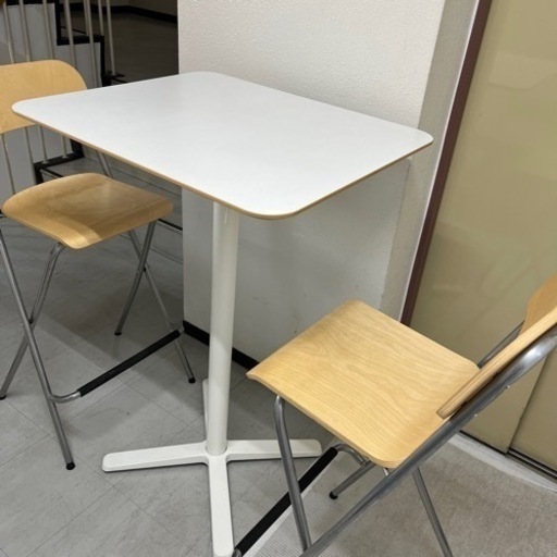 IKEA バーテーブル　イス2脚セット