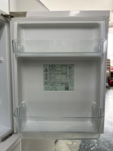 パナソニックNR-B14CW-W冷蔵庫、2ドア、138 L 2019年製 リサイクル ...