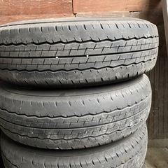 200系ハイエース 純正ホイール 鉄チン