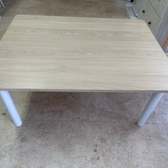 テーブル 小テーブル 幅80cm ナチュラルブラウン ホワイト