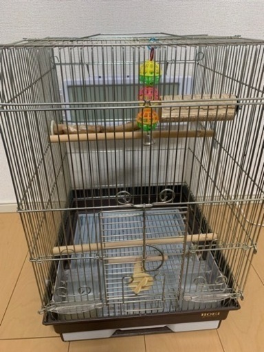 鳥かご　パネルヒーター付　ホーエイ35 手のり