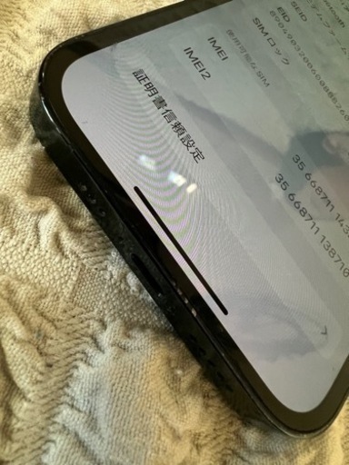 値下/訳有り/ジャンク】iPhone12pro/256GB/使用可/SIMフリー/残債無