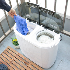 サンコー 小型洗濯機（小型二槽式洗濯機「別洗いしま専科」3）