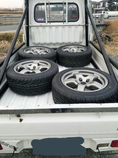 R32 GT-R BNR32 純正ホイール 4本 新品タイヤ付 BNR32 R32