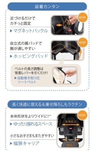 チャイルドシートのみ(電動自転車の)新品