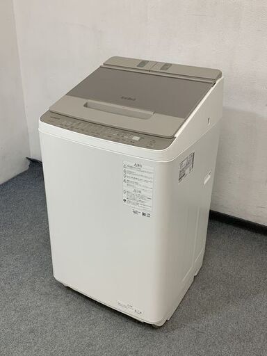 HITACHI/日立 ビートウォッシュ 全自動洗濯機 洗濯9kg 自動投入 ナイアガラ ビート洗浄 BW-X90G 2021年製 中古家電 店頭引取歓迎 R6775)