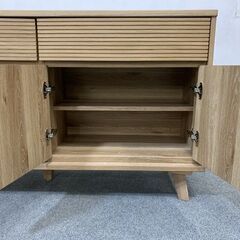シギヤマ家具 サボナ 150ローチェスト ホワイトオーク材 サイドボード 