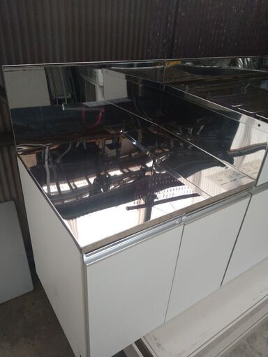 未使用 開封品 マイセット M1-180K 流し台 壁出水栓仕様 間口180cm