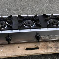 ☆ 中古品 Rinnai リンナイ 3口 ガスコンロ LPガス プロパンガス RSB