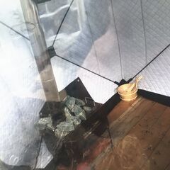 低価格、テント式サウナ、実物見本あり