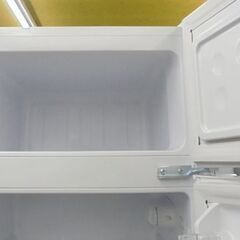 札幌白石区 85Ｌ 2ドア冷蔵庫 2021年製 ハイアール BR-85A 小さめ 単身 一人暮らし 事務所 オフィス 休憩室 施設 本郷通店