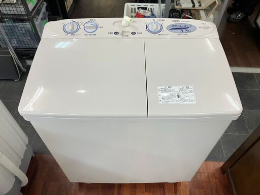 ★二層式洗濯機★アクア　AQW-N55　2012年製