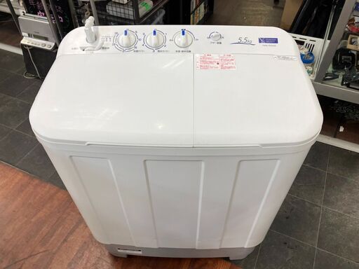 ★二層式洗濯機★ヤマダ　YWM-TD55G2　2020年製